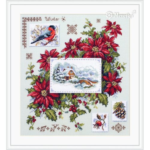 (image for) Winter Sampler Counted Cross Stitch Kit